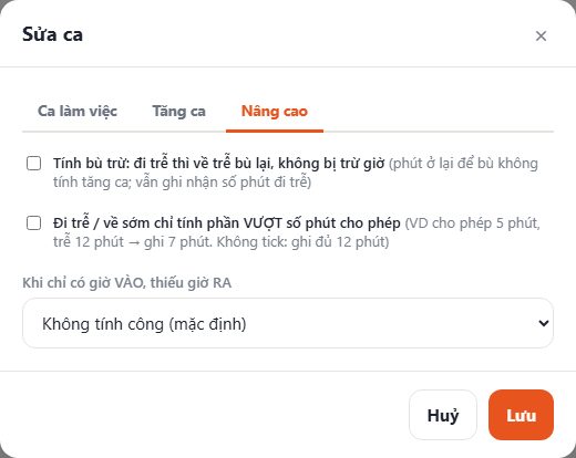 Thẻ nâng cao của ca